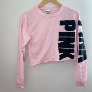 VS PINK crop sweater